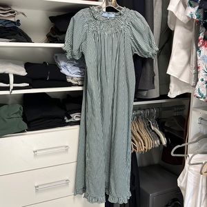 Hill House Caroline Emerald Gingham XS